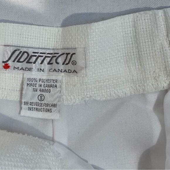 SIDEFFECTS Women’s Vintage White Dress Pants Size Small - Picture 7 of 14